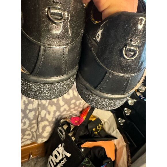 Coach c101 sherpa stars leather sneakers 9 womens - Picture 4 of 12